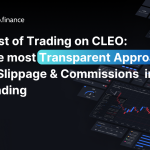 trading costs on cleo are the most transparent in trading